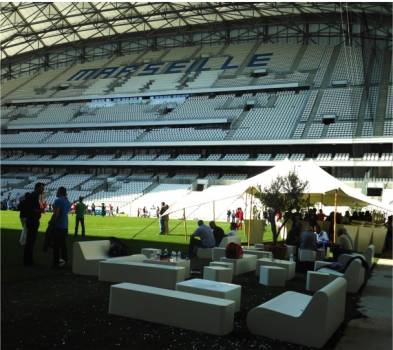 Organiser u n événement au stade vélodrome à Marseille